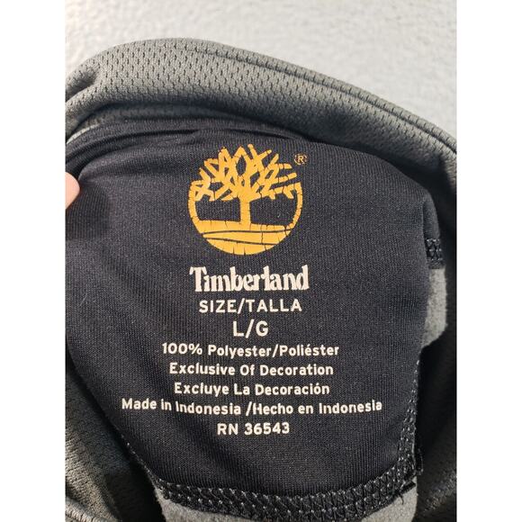 Timberland Jacket Men's Large Gray 1/4 Zip Pullover Stretch Casual Sweatshirt - Picture 7 of 11